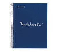 Paq/3 Notebook1 A4 80H 90G Cuad.5X5 Marino Microperforado Tapa Extradura - [Livre en VO] Unknown (Auteur)