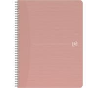 Cahier A4 À Spirales 180 Pages Quadrillées My Rec'up En Gobelets Carton Recyclé, Rose