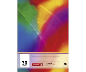 Cahier A4 Brunnen 104493002-16 feuilles blanches perforées - Avec des trous