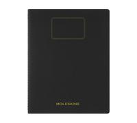 Cahier A4 étudiant XXL avec 120 pages blanches Noir
