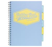 Cahier A4 Grille Carnet De Projet Bleu Pastel
