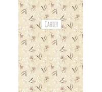 Cahier A4 Ligné avec Marge: Fraîcheur Printanière - motif floral | papier 90g | 100 pages | 21x29,7 cm | cahier scolaire ou d'écriture | convient aux enfants et adultes
