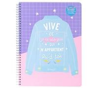 Cahier A4 Mr. Wonderful Vive ce je ne sais quoi qui n’appartient qu'à toi Multicolore G