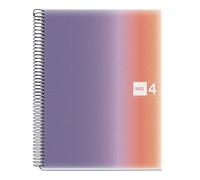 Cahier - A4 - Petits Carreaux - Spirale - 120 Pages - Couverture Polypro - Miquelrius