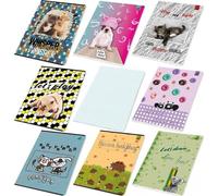Cahier A5/16K à carreaux BF animaux (20 exemplaires)