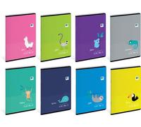 Cahier A5 16k line 90g BB Kids tropic INTERDRUK p20 mix prix par 1 pc