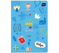 Cahier A5 32 feuilles avec carreaux - Religion, idéal pour prendre des notes ! Un produit de haute qualité d'INTERDRUK dans un mélange attrayant. Un excellent choix pour tous les étudiants !