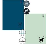 Cahier A5/32K grille 90g Animal S1 (10 exemplaires)