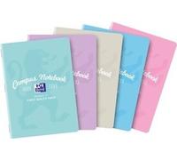 Cahier A5/60K Campus Pastel - Le parfait compagnon d'étude aux douces couleurs pastel. Qualité de papier abordable, un excellent choix pour les élèves et les étudiants !
