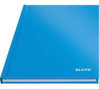 Cahier A5 Carré, 160 Pages, 80 Feuilles De Papier Certifié Fsc 80 G/M², Couverture Rigide Résistante Aux Rayures, Pour Le Bureau, L'école Ou Comme Agenda, Série Solid, Bleu Clair, 46660030