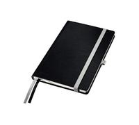 Cahier A5 - - Style - 80 feuilles - Couverture noire - Papier ivoire uni