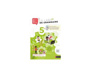 Cahier bi-média Nathan Le Labo de Grammaire 5e 2020 Conjugaison Orthographe Grammaire Vert