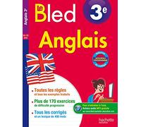 Cahier Bled - Anglais 3e - Nouveau programme 2016
