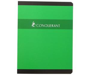 Cahier broché Conquérant 17 x 22 cm grands carreaux 192 pages