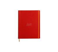 Cahier broché rama A4+ 29,8 x 22,5 cm - blanc ligné 160 pages rouge - Rouge -