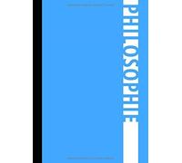 Cahier / Carnet De Notes Pour La Philosophie : Bleu Clair: Format A4 Papier Ligné Avec Bordure De Correction 80 Pages