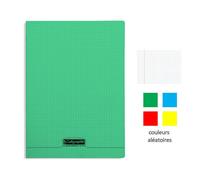 Clairefontaine Cahier Calligraphe 24 x 32 cm Petits carreaux 5x5 Couverture polypro indéchirable 48 p