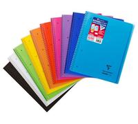Clairefontaine Cahier à spirale Koverbook 396401C A4+ 160 pages détachables grands carreaux 90 g