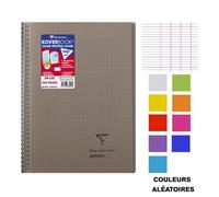 Cahier - Clairefontaine - Koverbook A4+ - 160 pages - Grands carreaux - Couverture solide