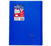 Cahier Clairefontaine Koverbook A4 96 pages grands carreaux Bleu Marine Bleu Marine G