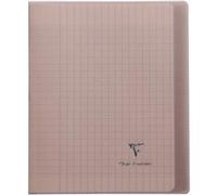 Clairefontaine Cahier agrafé Koverbook 951407C 17x22 cm 96 pages grands carreaux Papier 90 g Gris