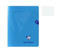 Cahier - CLAIREFONTAINE - MIMESYS - 17 x 22 cm - 96 pages - 90g Séyès - Bleu