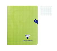 Cahier - 17x22(Cm) - Grands Carreaux - 96 Pages - Couverture En Polypro - Sans Spirale - Clairefontaine - Mimesys