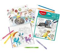 Cahier Coloriage 15 Feuilles - Assortiment Aléatoire