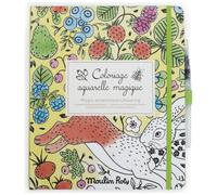 Cahier coloriage aquarelle magique Le Jardinier Le Jardin du Moulin