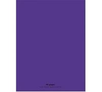 Conquerant Cahier Classique 24x32 cm Grands carreaux Seyès 48 pages agrafées Polypro violet