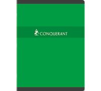 Cahier Conquerant 7 agrafe 240x320 32p 70g uni assorti