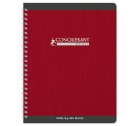 Cahier Conquerant 7 integrale 170x220 180p 70g q5/5 recycle assorti