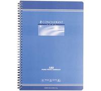 Cahier - CONQUERANT - A4 - 180 pages - 70g - Petits carreaux 5x5