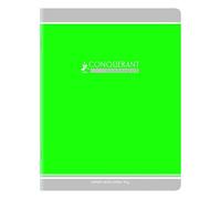 Cahier Conquerant classique agrafe 170x220 32p 90g seyes assorti