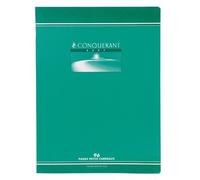 Cahier - CONQUERANT - Petit carreaux 24x32 - 96 pages - 70g - Vert