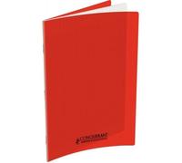 Conquerant Cahier classique 24 x 32 cm grands carreaux Seyès 96 pages couverture polypro rouge
