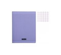 Calligraphe Cahier agrafé 18137C A4 96 p. grands carreaux violet, couverture polypro transparente