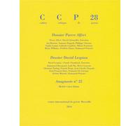 Cahier critique de poésie Dossiers Pierre Alferi - David Lespiau - Collectif - Centre International De Poesie Demarseille - broché - Revue