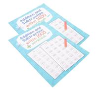 Cahier D’exercices de Mathématiques Addition Soustraction pour Garçon | Papier Pratique pour Apprentissage à Domicile ou École, Calculs Jusqu’à 1000, Aide les Petits à Développer Leurs Compétences