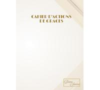CAHIER D'ACTIONS DE GRACES GRAND FORMAT: Traçage en Paysage, Exprimez Votre Gratitude au Seigneur Grâce à ce Cahier d'Actions de Grâces Dédié De 300 ... x 27,94 cm (8,25 po x 11 po). Personnalisé.