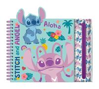 Cahier d'activitÃ© avec Ã©tui Kids Licensing Disney Stitch Bleu 28x25x2 cm