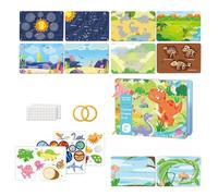 Cahier d'Activités,Apprentissage Cognitif Éducatif,Cahier d'apprentissage Sensoriel | pour Jeu Ludique Famille Maison Divertissement Intérieur Garçons Filles de 1 à 5 Ans