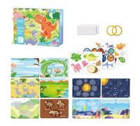 Cahier d'Activités,Apprentissage Cognitif Éducatif - Jouets Éducatifs pour l'Apprentissage,pour de 1 à 5 Ans, Filles et Garçons, Jeu, Divertissement, Curiosité, Amusement à la Maison en