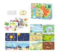 Cahier d'Activités - Apprentissage Cognitif Éducatif - Jouets Éducatifs pour l'Apprentissage,pour Jeu en Intérieur Famille Curiosité Divertissement Amusement Garçons Filles Âgés de 1 à 5