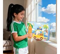 Cahier d'Activités Bébé - Jouets Éducatifs pour la Motricité Fine | Livre Interactif pour Bébés | pour Voiture Avion Voyage Poussette Chaise Haute Maison Écoles Maternelle Anniversaire