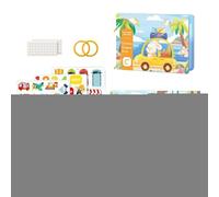 Cahier d'Activités Bébé | Jouets Sensoriels Éducatifs | Livre Interactif pour Bébés - pour Voiture Restaurant Poussette Chaise Haute Maison École