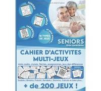 Cahier d'activités multi-jeux pour sénior Gros caractères