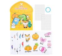 Cahier D'Activités Pour | Apprentissage Sensoriel, Activités Calmes, Jeu De Correspondance | Jouets De Voyage En Avion Pour Tout-Petits Et | Pour Nouvel An, Anniversaire, Fêtes, Vacances,