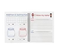 Cahier d'activités Préparation Maternelle,Activités D'Éveil Précoce À La Maison | Cahier de rentrée scolaire,Pour Garçons, Filles, D'Âge Préscolaire, La Maison Et