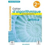 Cahier d'algorithmique et de programmation 2de (2021) - Cahier élève Charlotte Bertin (Auteur), Olga Samy Modeliar (Auteur)